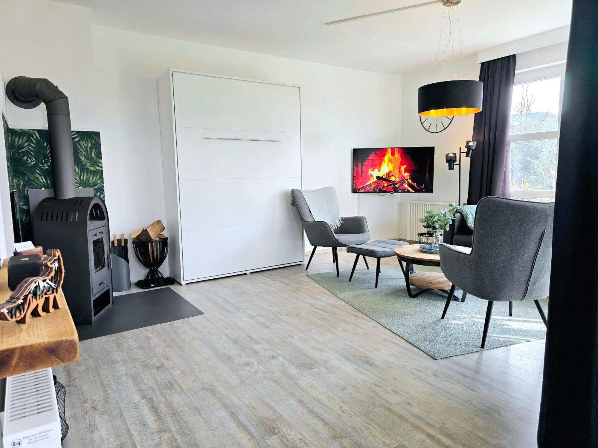 Ferienwohnung Fuchsbau Mit Kamin & Terrasse & Hunde Winterberg Eksteriør bilde